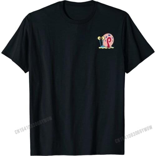 Gary Pop Art Snail Pocket T-Shirt Classic Men T Shirt Fashionable Tees Cotton Cool