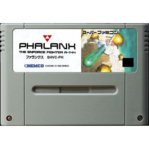 Game cards : PHALANX ( Japanese NTSC Version!! )