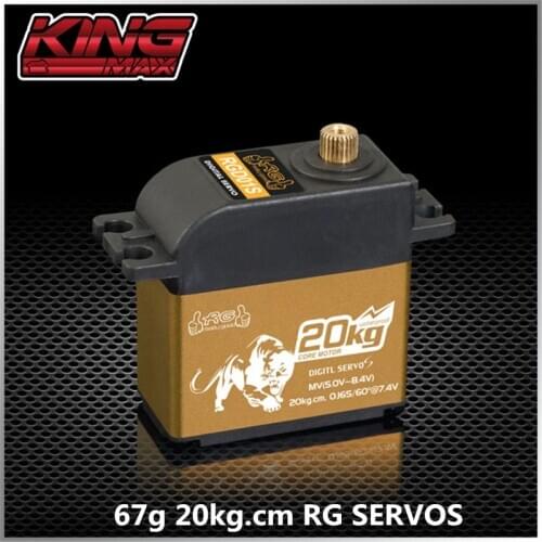 KINGMAX RGD01S 25T RG series 67g servo 20kg.cm torque digital standard metal performance digital standard servo