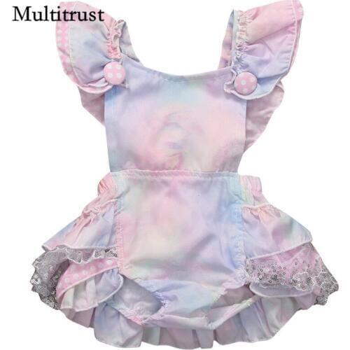 Citgeett Brand Fashion Floral Newborn Infant Baby Girl Bodysuit Jumpsuit Outfits Sunsuit Ruffle Summer Clothes 0-3Y