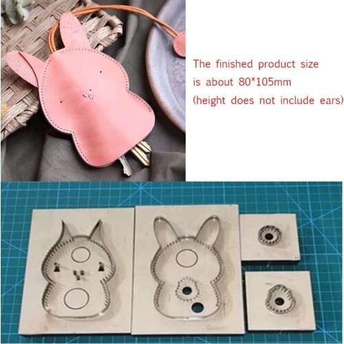 Leather Key Pendant Diy Craft Wooden Cutting Dies New Supplies Template Suitable For Common Die-cutting Machines