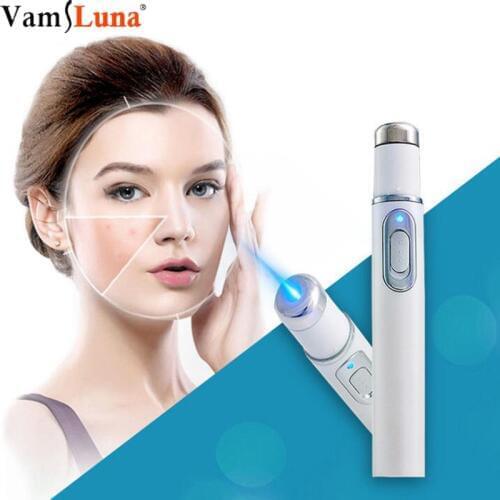 Medical Electronic Blue Light Therapy Laser Treatment Pen Spots Laser Ance Wrinkle Acne Removal EMS Blu-ray