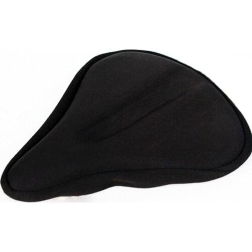 Exercise Bike Seat Soft Gel Cushion Cover For Large Wide Bicycle Saddle Pad Bike For Bicycle Accessories Bike Saddle Cover