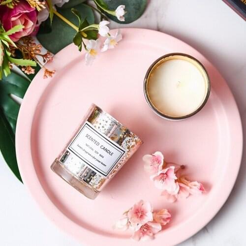 Aromatherapy Candle Gift Box Set 2 Pcs Romantic Starry Sky Cup Revolving Lantern Revolving Holder Candlelight Dinner Festival