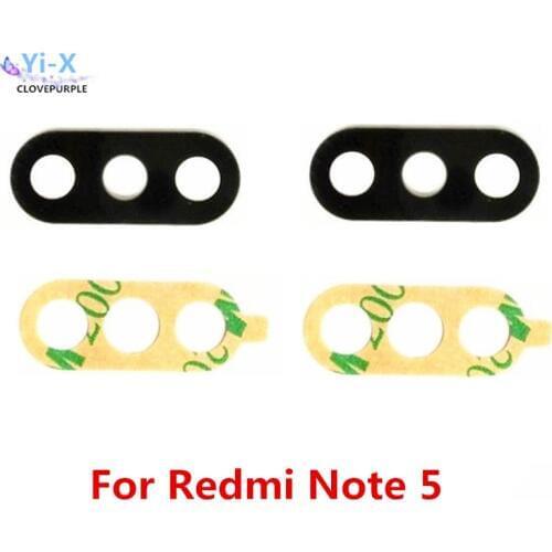 Lens For Xiaomi Redmi Note 5 Rear Back Glass Camera Lens For Mi Redmi note5 / Note 6 Pro with Adhesive sticker