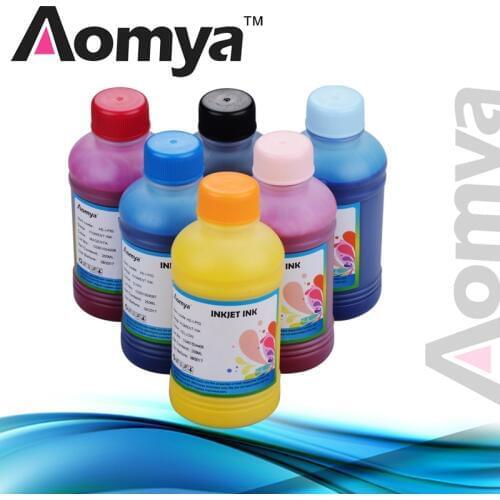 [5C*250mL] Pigment ink For Epson Printer T7050/T5050 UV Resistant Water Proof High quality Pigment Ink