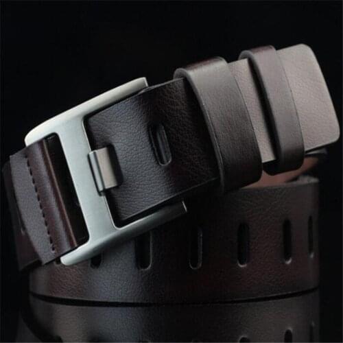 Men Belt Fashion Luxury Pin Buckle Belt Male Vintage Design Youth Jeans Suit Waist Strap Business Belt Home