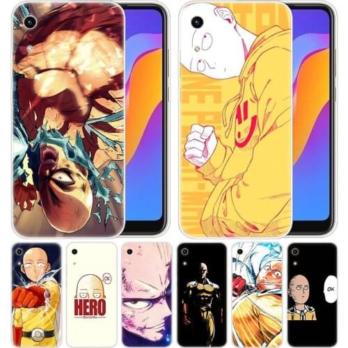 Luxury Silicone Case Anime One Punch Man Saitama for Huawei Honor 9X 8A 7A 20 Pro 7X 8X 7S 8S 8 9 10 Lite View 20 20i 10i Play