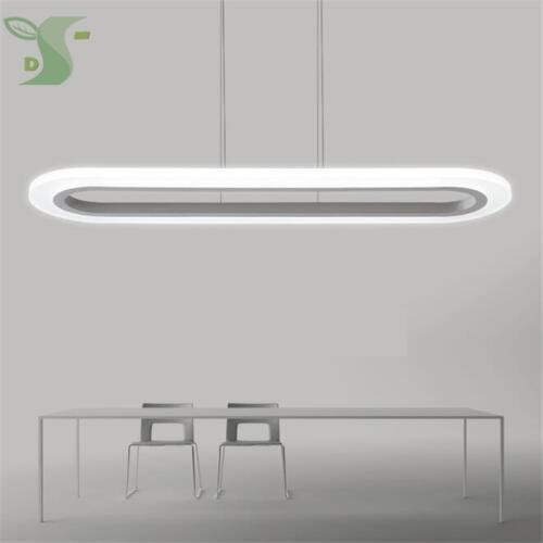 LED chandelier 30w/40w oval Ultra-Thin Modern AC85-265v dimmable Led Light for Living Room/Bedroom/Restaurant study