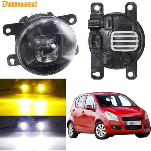 LED Fog Light Assembly For Suzuki Splash Hatchback 2008-2015 Car Front Bumper Fog Lamp Daytime Running Light H11 12V