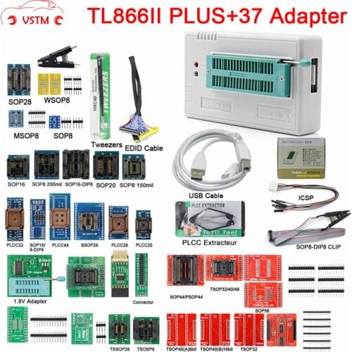Original New TL866II PLUS TL866 Updated MiniPro Universal High Speed USB Programmer High Performance 100% +SPI Driver