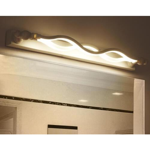 14W/16W LED Wall Sconce Picture Light Adjustable Mirror Front Lamp Fixture Silica gel Washroom White shell