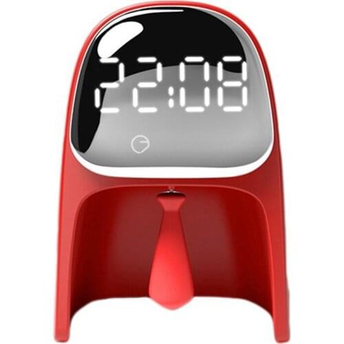 Digital Alarm Clock Backlight,Night Light Bedside Lamp Smart Press Control,Modern Table Desk Clocks for Kid Home Bedroom