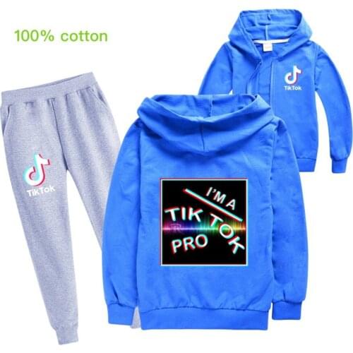 TIK TOK Spring Autumn Baby Girl Clothes Children Boy Impostor Thin Jacket Pants 2Pcs/Sets Toddler Kids Tracksuits