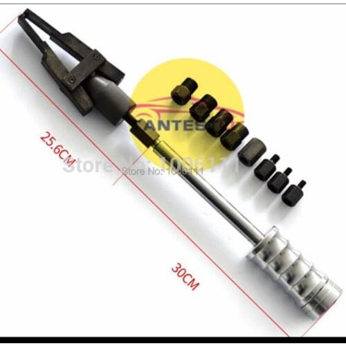 Diesel Car Truck Common Rail Injector Repair Puller Removal Tool With Slider Hammer 8 Connecting Joints