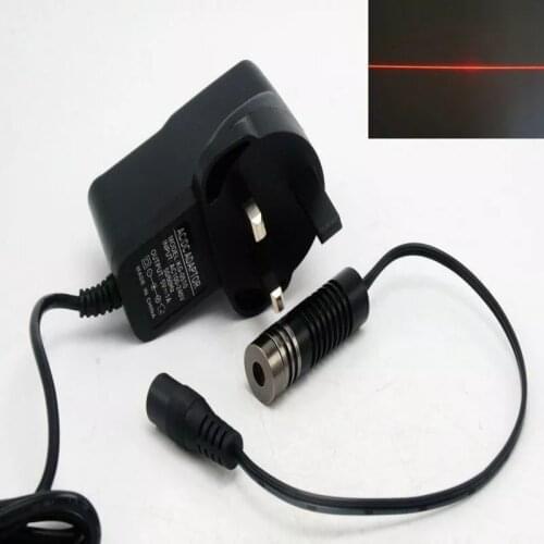 Focusable 650m 660nm 50mW Red Laser Line Module LED Lights w 5V Adapter1445