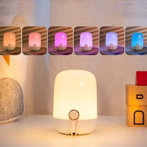 Creative Portable LED Desk Night Light Home Bedroom Bedside Desktop Dimmable USB Reading Table Lamp