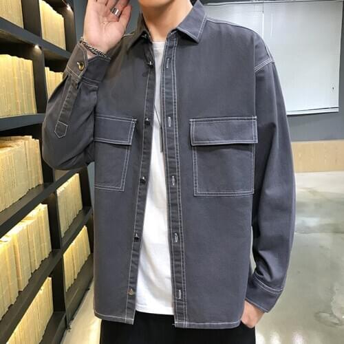 Men Casual Jacket Spring New Mens Slim Fit Fashion Jackets Street Sportswear Outerwear Male Motorcycle Coat Cotton Clothes