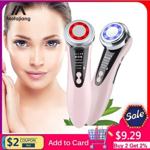5 In 1 Multifunctional Facial Skin Care Massager Electric Facial Color Light Instrument Clean Face Skin Rejuvenation Machine