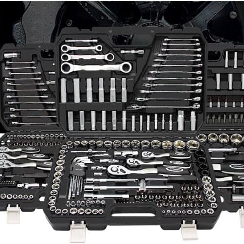 Conjunto de ferramentas manuais multifuncionais, ferramentas para trabalhar madeira, soquetes, chaves de torque