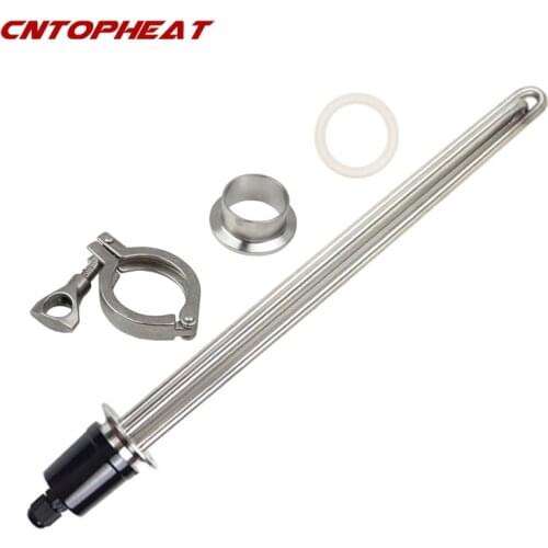 1.5"Tri Clamp Heating Element 220v 2.5kw Stainless Steel Electric Tubular Immersion Water Heater