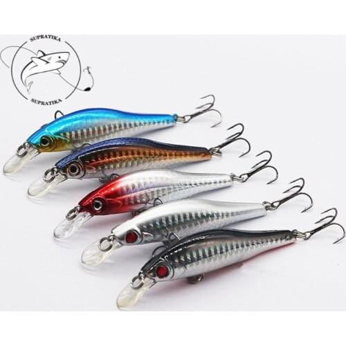 3D Eyes Anti-Corrosion Professional Fishing Hard Bait 37mm/1.5g Artificial Floating Minnow Freshwater Plastic Fishing Lures