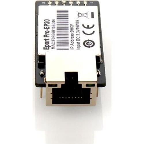 Eport Pro EP20-Pin Linux Network Server Port TTL Serial to Ethernet Embedded Module DHCP 3.3V TCP IP Telnet