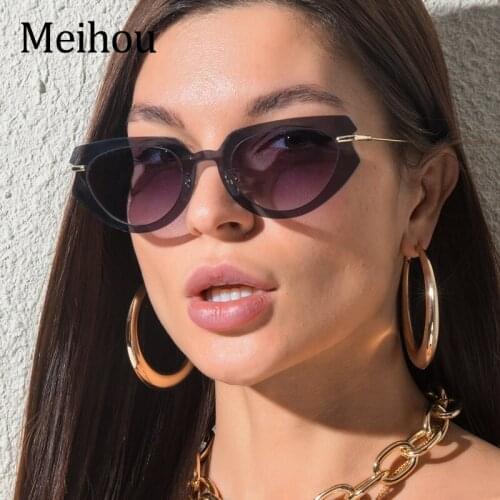 Cat Eye Sunglasses Women Vintage New Designer Metal Frame Gradient Sunglasses Shades Eyewear Gafas de sol uv400