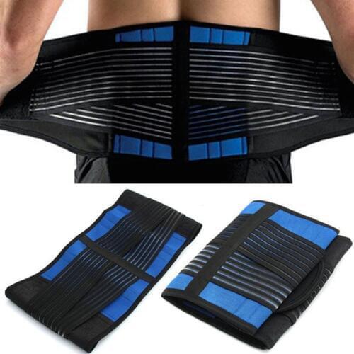 Unisex Sport Breathable Adjustable Waist Support Waist Back Belt Support Lumbar Band Protective Gear Spine Lower Back Support
