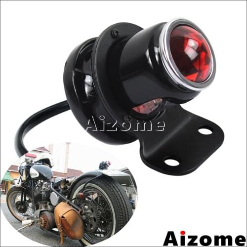 Motorcycle Classic Replica Tail Light Stop Lamp LED Taillight For Harley Bobber Chopper Cafe Racer Custom Lucas Mini Brake Light