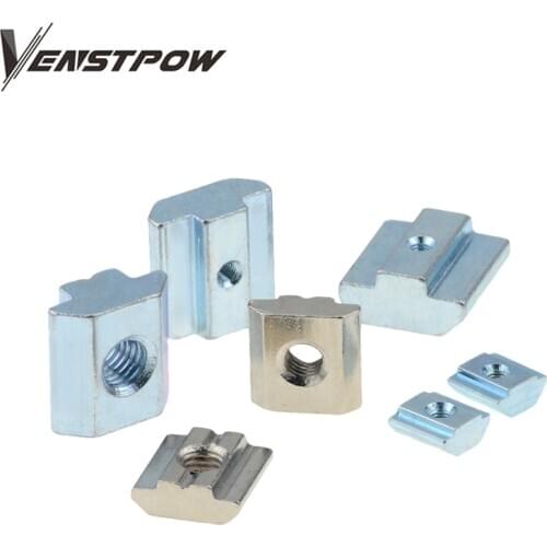 M3 M4 M5 M6 M8 M10 T Block Square nuts T-Track Sliding Hammer Nut for Fastener Aluminum Profile 2020 3030 4040 4545