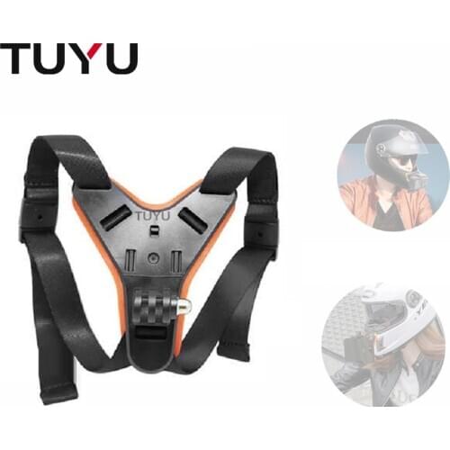 TUYU Motorcycle Shots Full Face Helmet Chin Stand Mount Holder for GoPro Hero7/6/5/4 Xiaomi Yi 4k Action Camera Accessories
