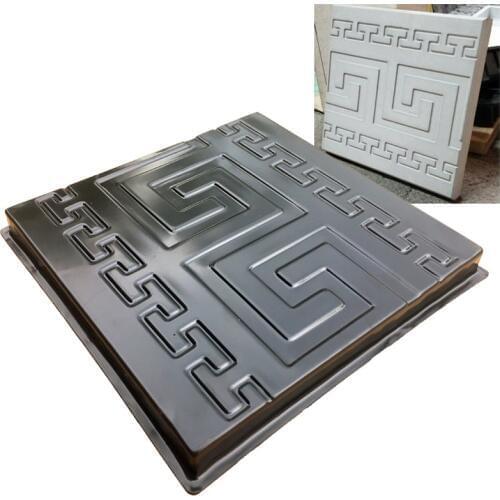 Convenient Garden Decoration Cement Paving Mold Colored Floor Tile Plastic Floor Mold Garden Wall Tile