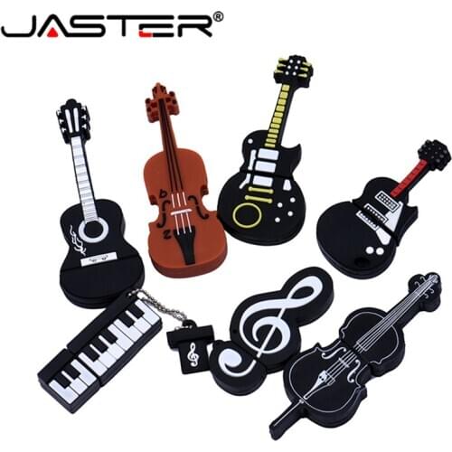 JASTER Cartoon Mini musical instrument series USB Flash Drive 8GB 16GB 32GB 64GB 128GB Pen Drives External storage U disk