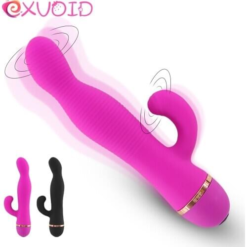 EXVOID 20 Frequency Rabbit Vibrator Vagina G-spot Massager Clitoris Stimulate Dildo Vibrators for Woman Sex Toys for Women