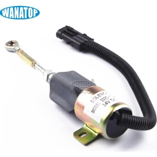 232C-1115030 C3415441 24V Diesel Engine Fuel Stop Solenoid for Yuchai