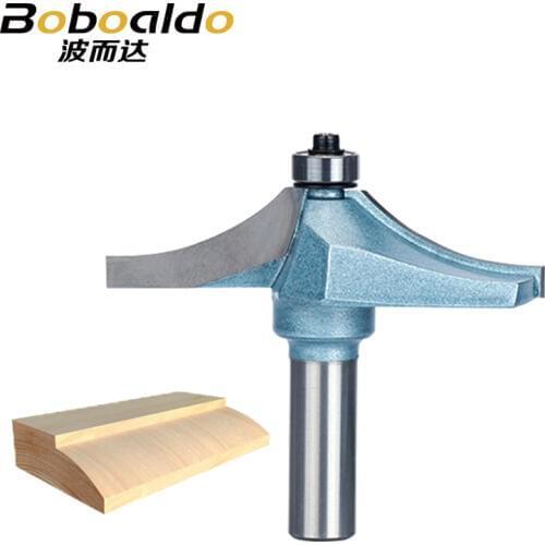 1pc 1/2 Shank Router Bits For Wood Tungsten Carbide Cutter Bit Industrial Grade Woodworking Tools