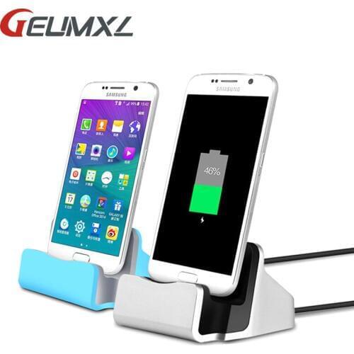 2 in 1 Micro USB Sync Desktop Charging Android Dock Stand Station Charger For Samsung Galaxy S2 S3 S4 S5 Note 2 3 Meizu Mx4