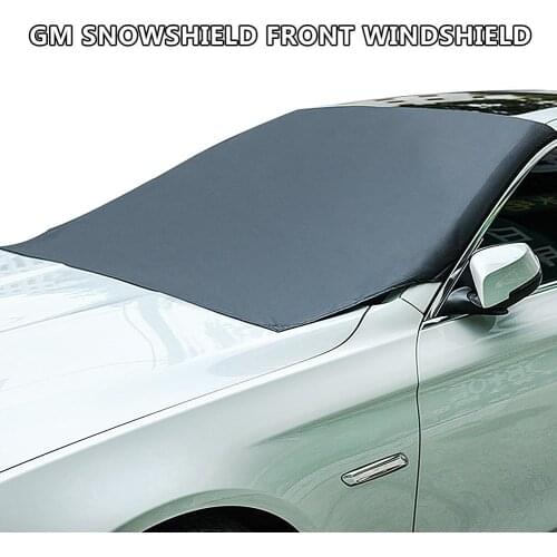 210*120CM Car Front Windscreen Cover Automobile Magnetic Sunshade Cover Car Windshield Snow Sun Shade Waterproof Protector Cover