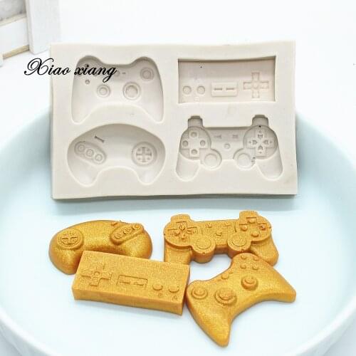 Luyou 3D Gamepad Silicone Resin Fondant Molds Birthday Cake Decorating Tools Kitchen Baking Accessories Cake Tools FM1997
