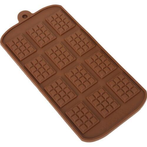 Non-stick Silicone Waffle Mold Kitchen Bakeware Cake Mould For Oven Chocolate Ice Baking Party Wedding Dessert Mold Tool Decor