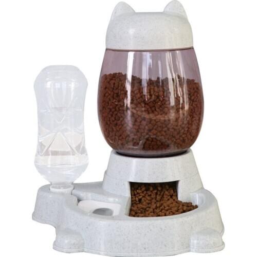 New Cat Feeder Automatic Water Dispenser Cat Bowl Pet Water Dispenser Not Wet Mouth, Anti Overturning Anti Slip Pet Bowl