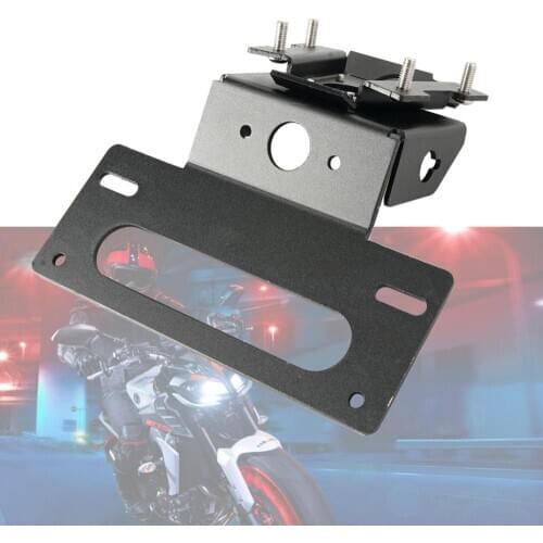 For Yamaha MT 09 MT09 MT-09 FZ09 FZ-09 Motorcycle Fender Eliminator Registration License Plate Holder LED Light