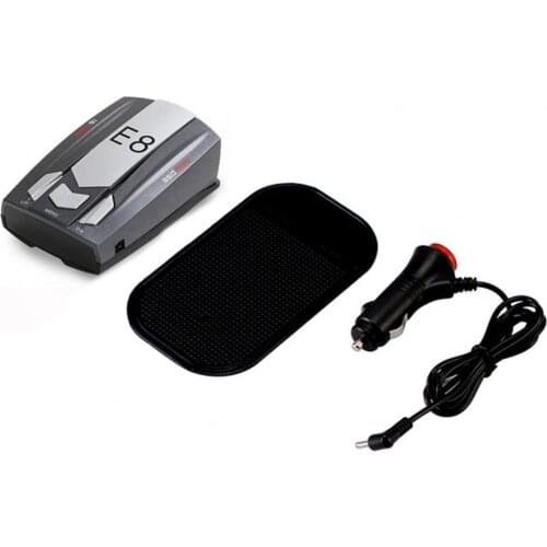 E8 Car Radar Detector Safe Driving Mobile Detecting 360 Degrees Speed Radar Detector for Vehicle Car Electronic Детали интерьера
