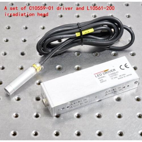 C10559-01 UV lamp driver with irradiation head L10561-200 L10906-410