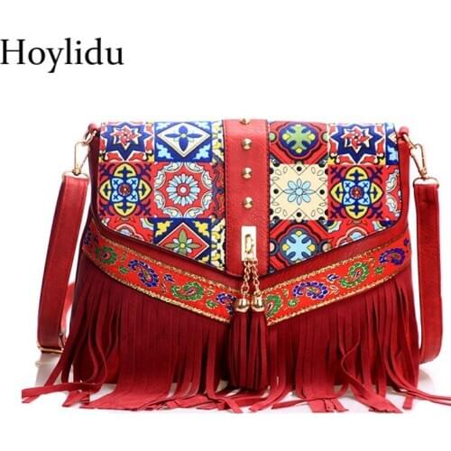 Hoylidu Women's Bags With Embroidery