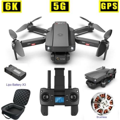 HJ188 Dual Camera Drone 2021 S1 Drone Camera Drone 6K HD Recording GPS 5G FPV Brushless Foldable Drone Professional PK L900 Toys