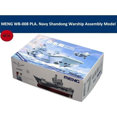MENG WB-008 PLA. Navy Shandong Warship Q Edition Plastic Assembly Model Kits