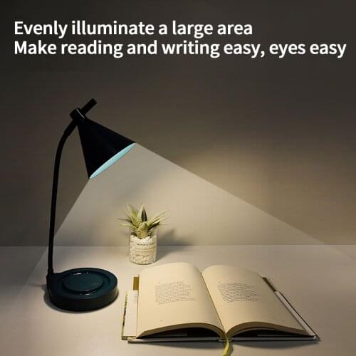 Multipurpose Table Lamp Bedside Desk Student Learning Folding Adjustable Table Lamp Stepless Dimming Eye Caring Study Lamp