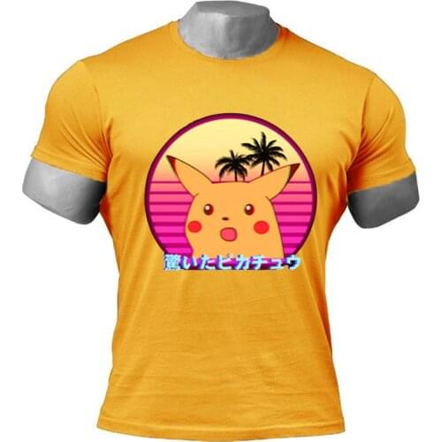 Mens T-shirt 100% Cotton Summer Short Sleeve Mens Clothing Anime Womens T-shirt Cartoons Women Tops Men Tops Adult clothes